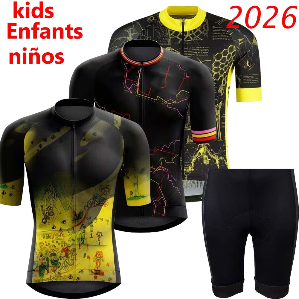 Mountain Biking Shirts - Kids France Tour 2026 Cycling Jersey