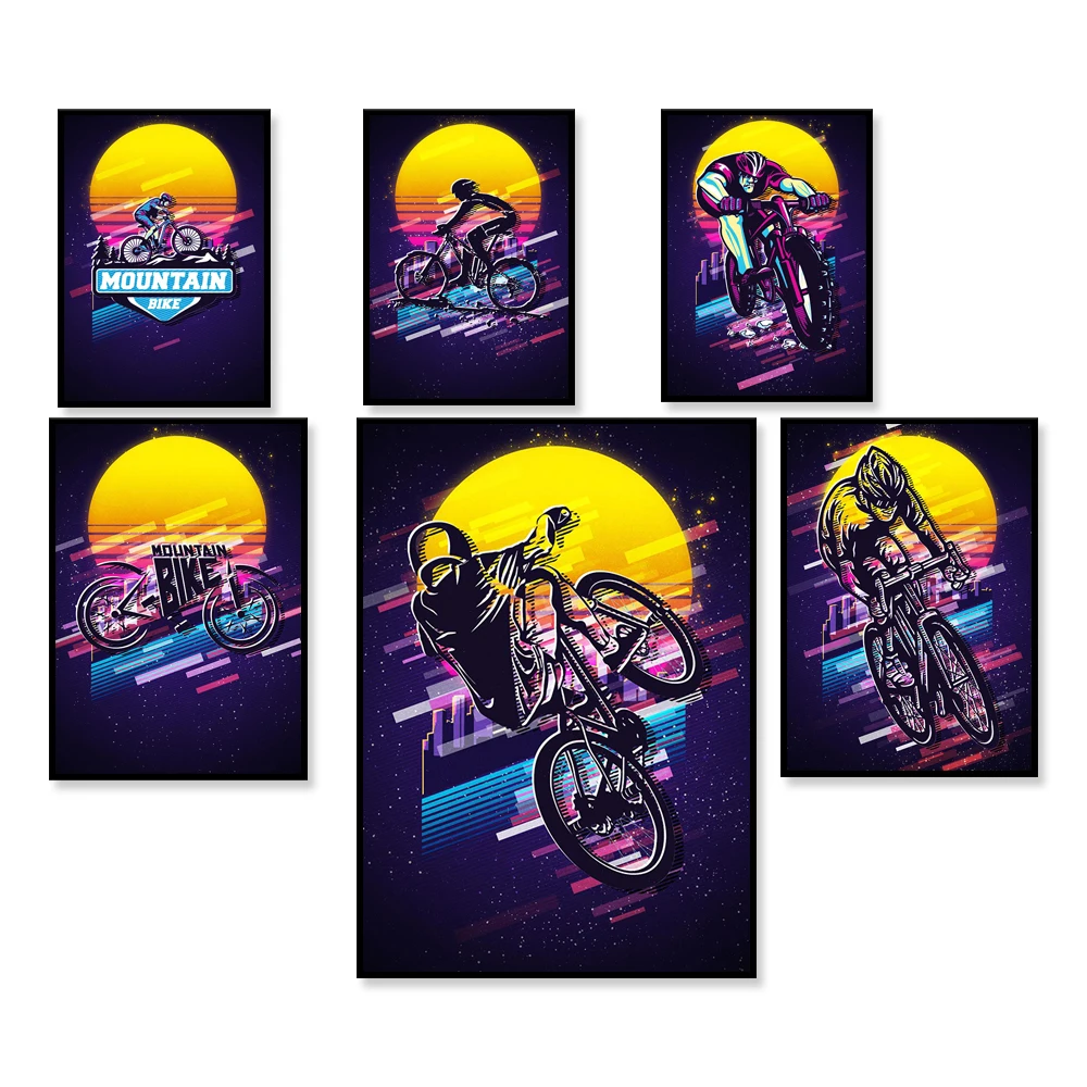 Mountain Biking Shop - Fashion Retro Ride On The Wild