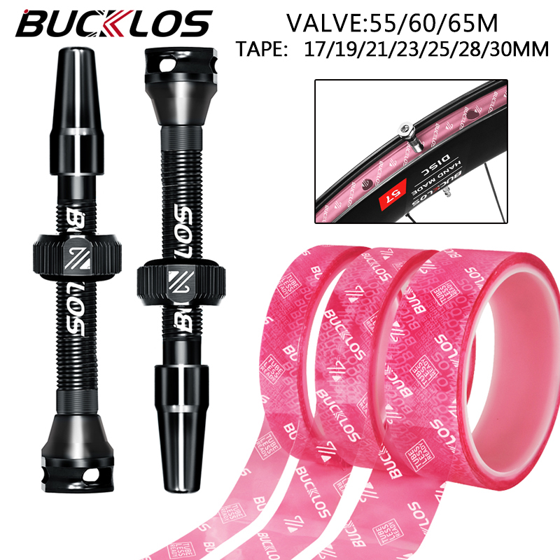 Tubeless Valve Core - BUCKLOS 55/60/65MM Bike Tubeless Valve Road