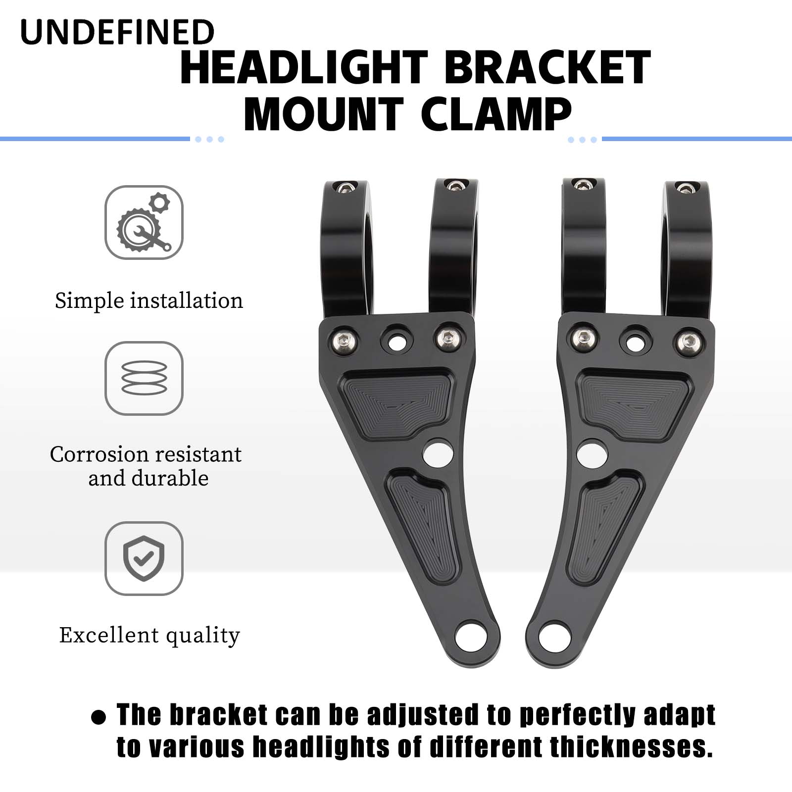 33mm-58mm Headlight Bracket Mo - Xtreme Mountain Biking recension och pris