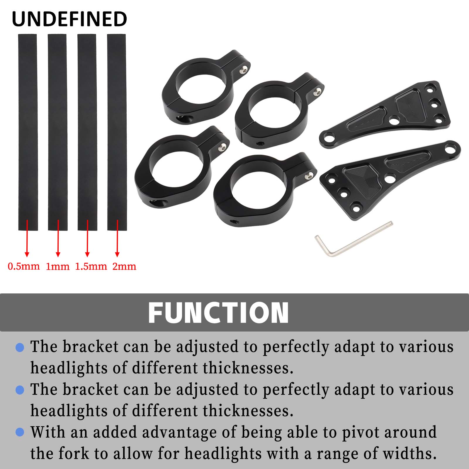 33mm-58mm Headlight Bracket Mo - Xtreme Mountain Biking recension och pris