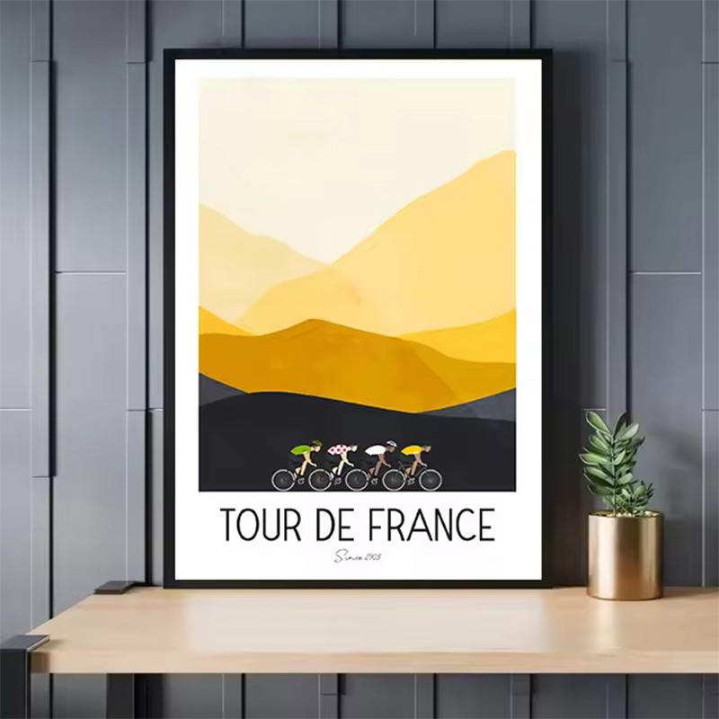 Watercolor Cycling Race Cyclis - Mountain Biking Pictures recension och pris