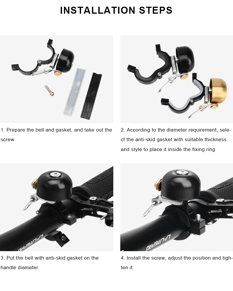Retro Bicycle Bell Copper Clas - Mountain Biking Pictures recension och pris