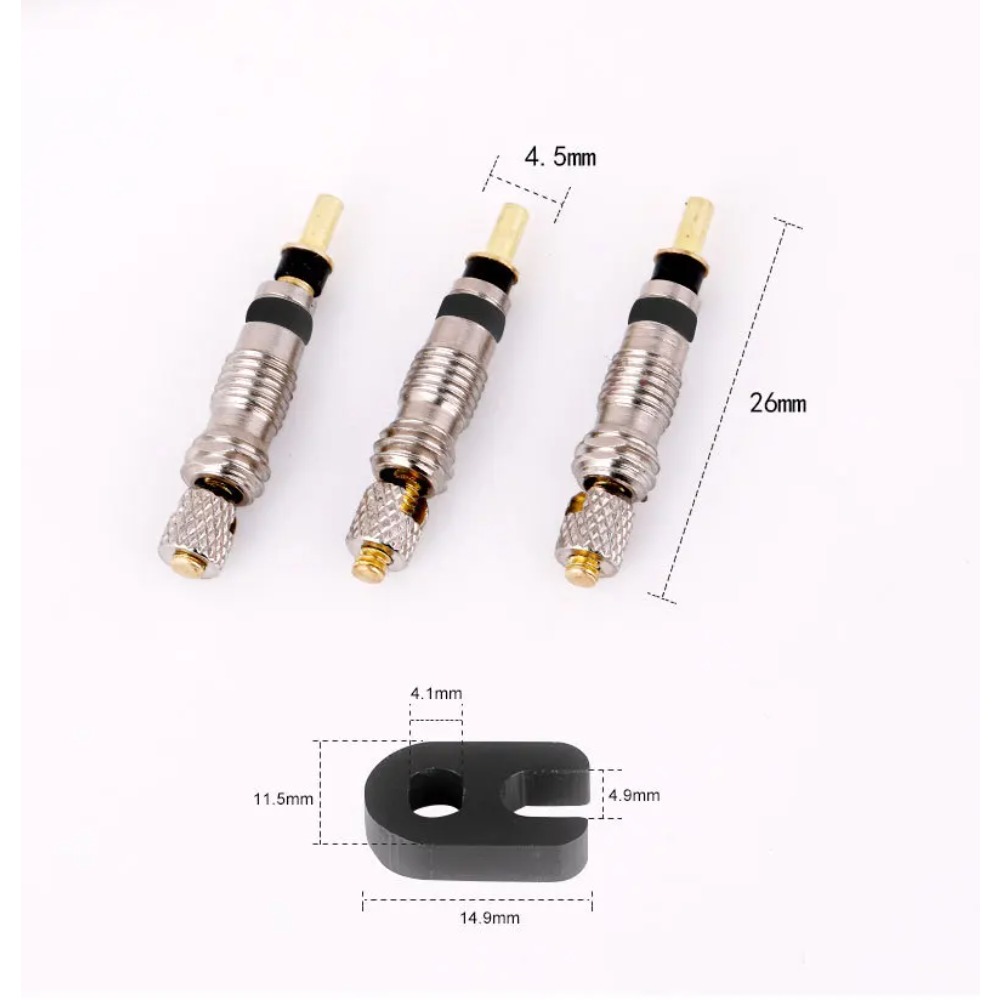 6/18Pcs Bicycle Valve Core Fre - Tubeless Valve Core recension och pris