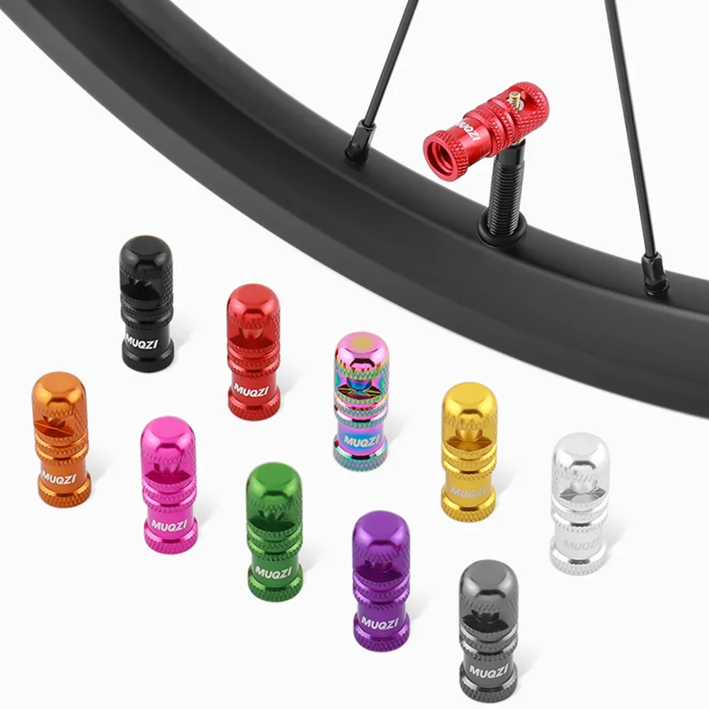 2/4Pcs Presta Valve Cap with V - Tubeless Valve Core recension och pris