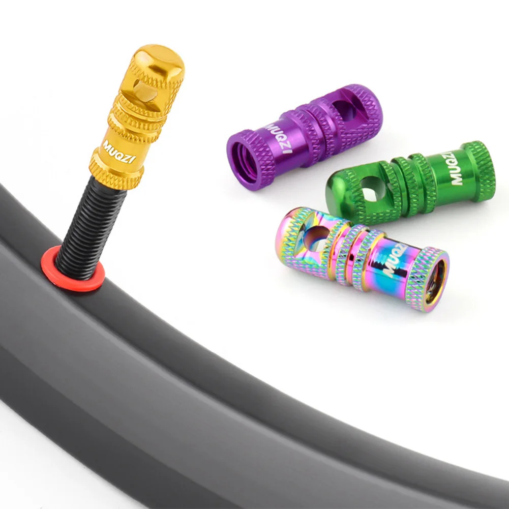 2/4Pcs Presta Valve Cap with V - Tubeless Valve Core recension och pris