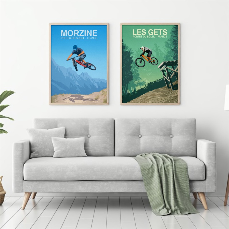 Mountain Bike Trail Poster Sno - Mountain Biking Pictures recension och pris