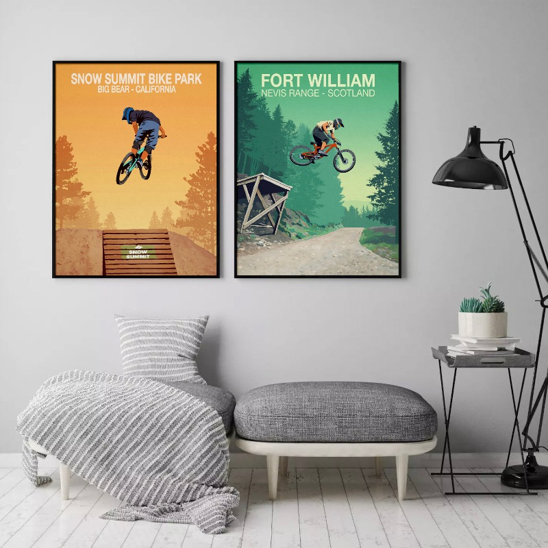 Mountain Bike Trail Poster Sno - Mountain Biking Pictures recension och pris