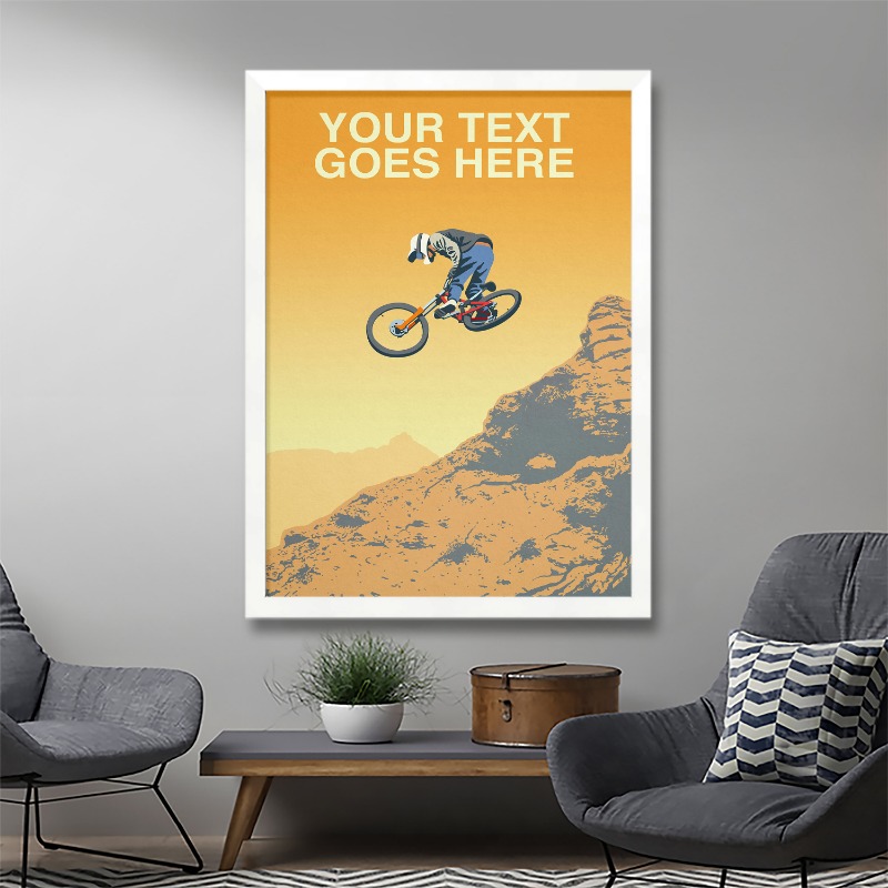 Mountain Bike Trail Poster Sno - Mountain Biking Pictures recension och pris
