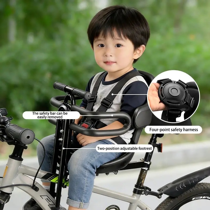 Front Mount Kids Bike Seat wit - Mountain Biking Shop recension och pris