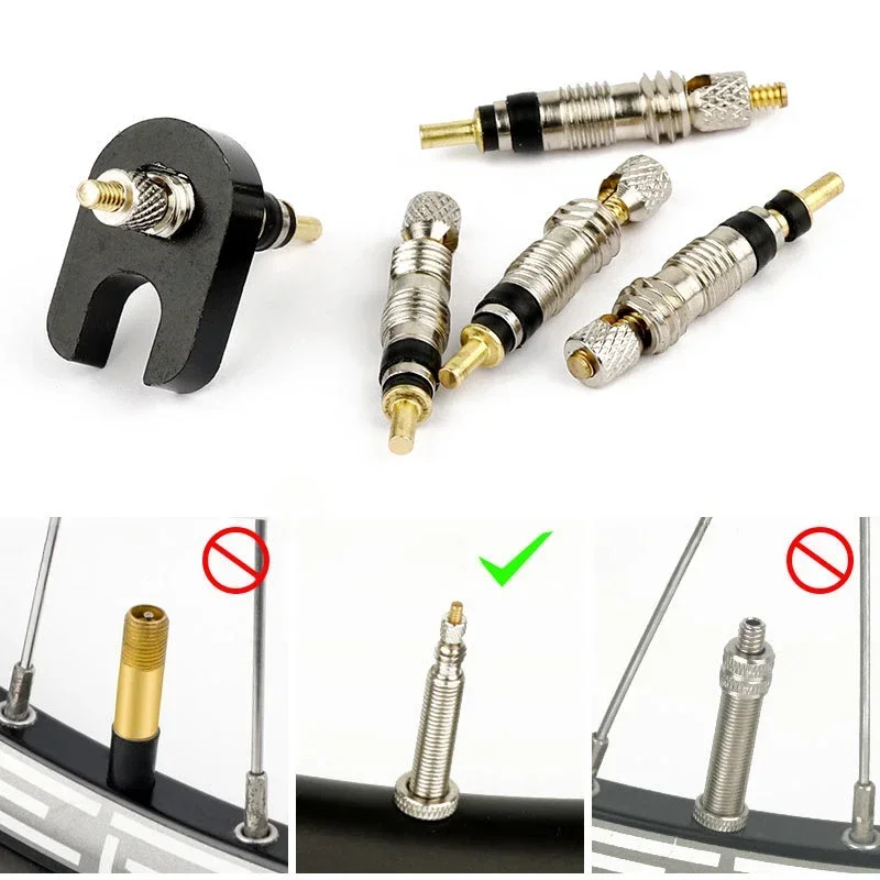 2/6/12pcs Bicycle Removable Pr - Tubeless Valve Core recension och pris
