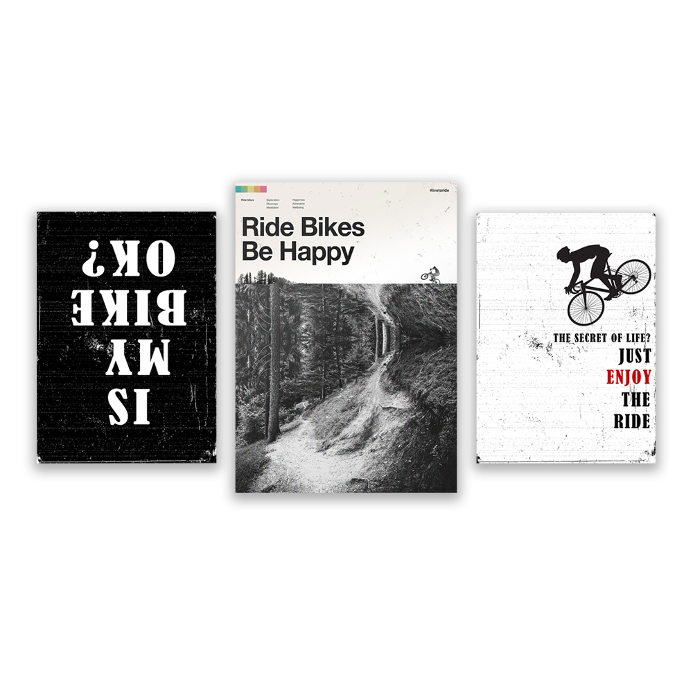 Mountain bike art, Cycling Pos - Mountain Biking York recension och pris
