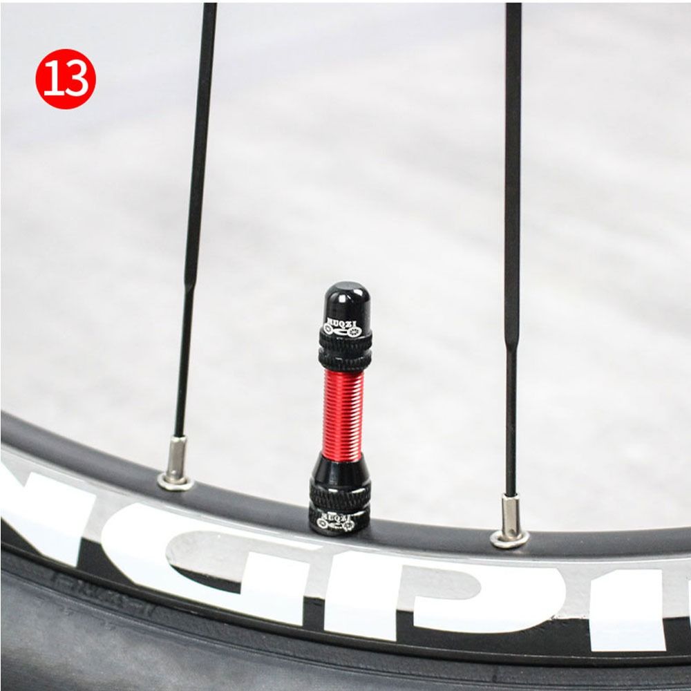2PCS Durable 40/60mm Bike Schr - Tubeless Valve Core recension och pris