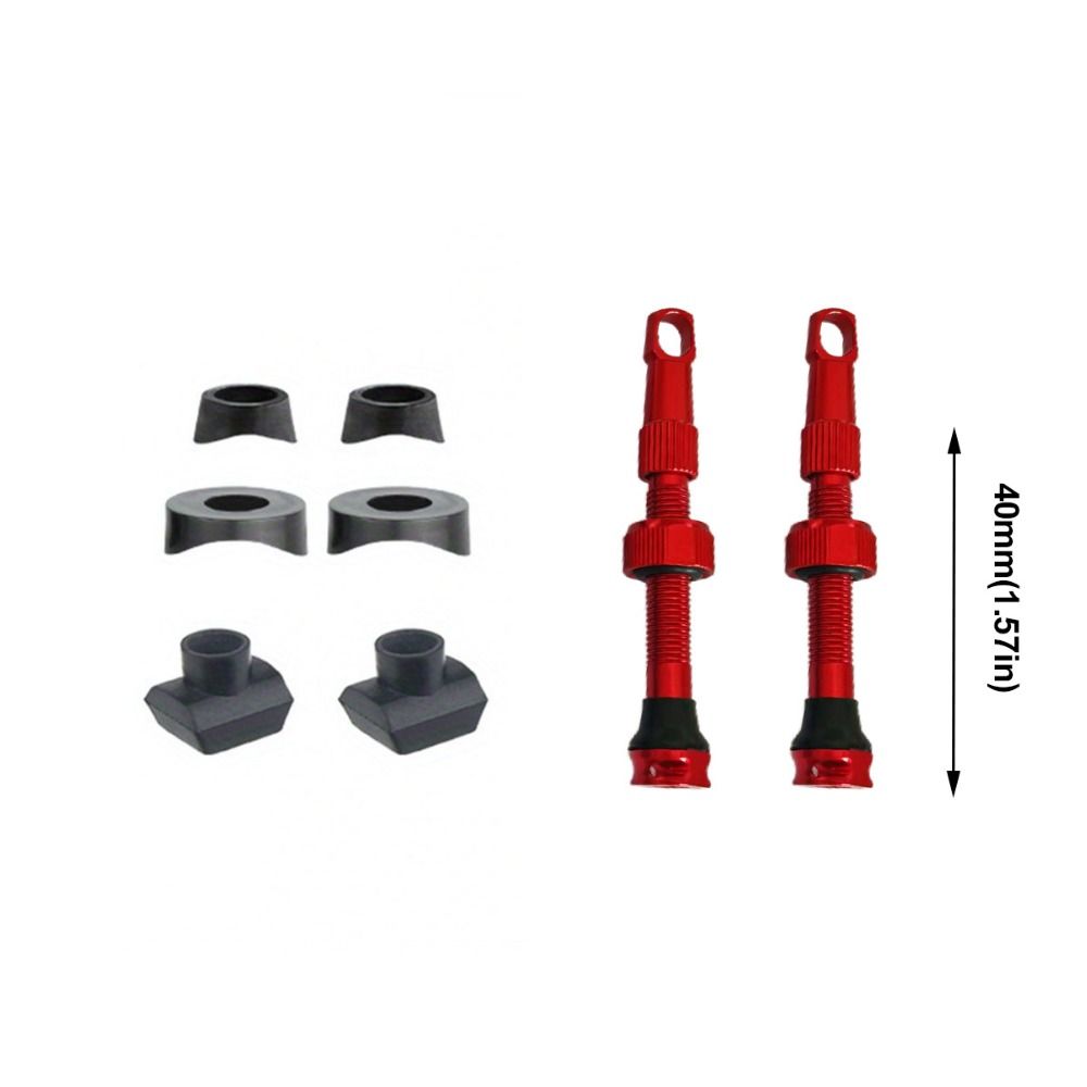 1/8Pcs 40mm Bicycle Valve Set  - Tubeless Valve Core recension och pris