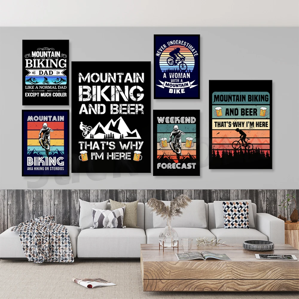 Go Mountain Bike Print Canvas  - Mountain Biking Pictures recension och pris