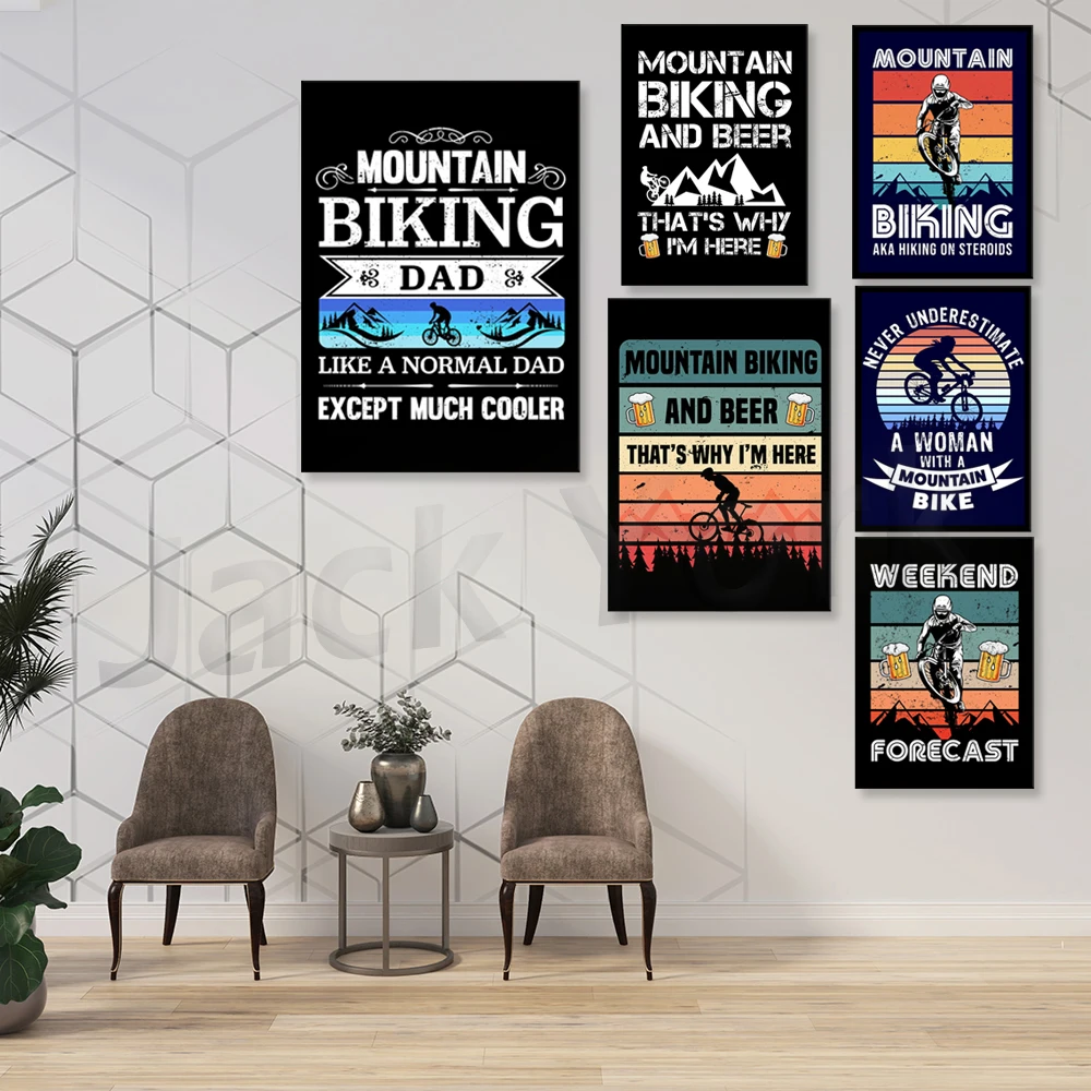 Go Mountain Bike Print Canvas  - Mountain Biking Pictures recension och pris