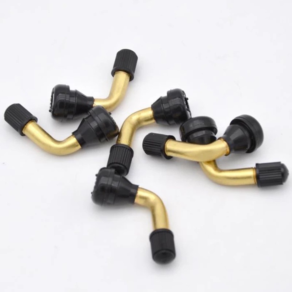 2pcs Rubber/Brass Angled Valve - Tubeless Valve Core recension och pris