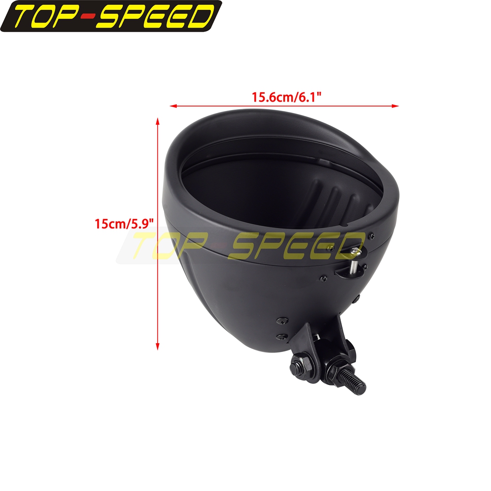 Black/Chrome Motorcycle Headla - Mountain Biking Shop recension och pris