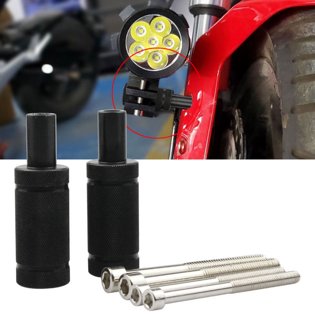 Motorcycle Headlight Mount Hol - Xtreme Mountain Biking recension och pris